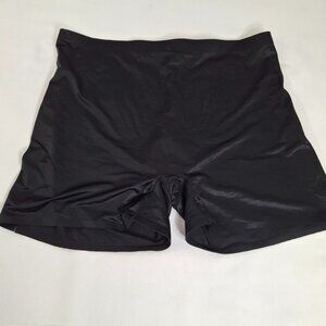 Womens Plus 3X Shapewear Black Tummy Body Shaping Biker Control Body Hush Shorts